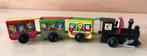 Trein Zig Zag Express Blik/Tin Wind Up met Sleutel 28 cm, Ophalen of Verzenden, Gebruikt