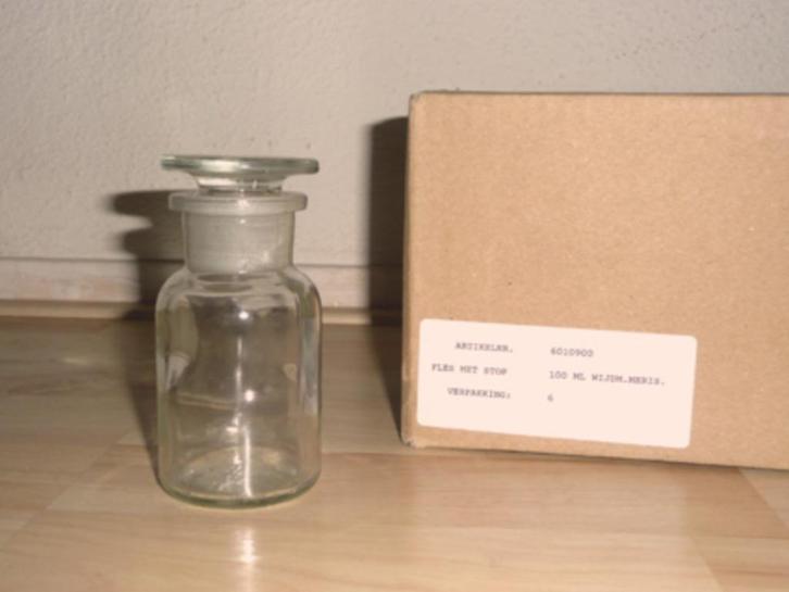 originele apothekers flessen met stop, wijdmeijer - NIEUW, Huis en Inrichting, Keuken | Keukenbenodigdheden, Nieuw, Ophalen of Verzenden