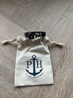 Paul Hewitt Armband Zwart/Staal, Ophalen of Verzenden, Zo goed als nieuw, Zwart, Staal