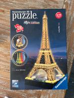 Ravensburger 3D Puzzel Eiffeltoren Night Edition, Ophalen of Verzenden, Meer dan 50 stukjes, Zo goed als nieuw, 6 jaar of ouder