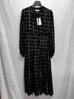 Ulla johnson jurk dress 6 M €880 zwart goud mona, Kleding | Dames, Ophalen of Verzenden, Zo goed als nieuw, Zwart, Onder de knie