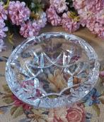 Leuke glazen asbak, bewerkt, zware uitvoering, Ophalen of Verzenden