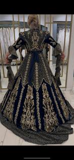 Prachtige Kaftan Henna Jurk met Hoepel en Sluier, Ophalen of Verzenden, Zo goed als nieuw, Kleding, Maat 42/44 (L)