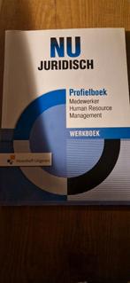 NU Juridisch Profielboek Medewerker Human Resource Managemen, Ophalen of Verzenden, Zo goed als nieuw, Overige niveaus, Nederlands