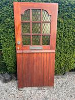 Voordeur merbau hout norhtgo 203x93, Doe-het-zelf en Verbouw, Deuren en Horren, Ophalen, Gebruikt, 80 tot 100 cm, Buitendeur