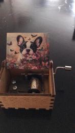 Franse bulldog muziek doosje, Ophalen of Verzenden, Zo goed als nieuw