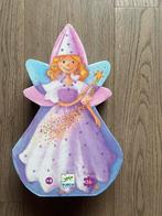 Djeco puzzel prinses/fee en unicorn, Ophalen, 10 tot 50 stukjes, Zo goed als nieuw