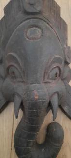Houten Ganesha masker, Antiek en Kunst, Ophalen of Verzenden