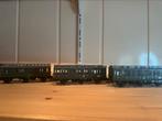 Mooie set rijtuigen 3 assige, Hobby en Vrije tijd, Modeltreinen | H0, Ophalen of Verzenden, Zo goed als nieuw, Gelijkstroom, Wagon