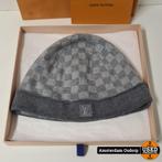 Louis Vuitton Bonnet Petit Damier Grijs Muts | nette staat, Zo goed als nieuw