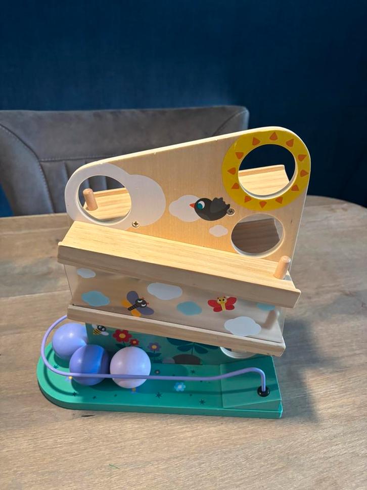 Janod ballenbaan rups, Kinderen en Baby's, Speelgoed | Houten speelgoed, Zo goed als nieuw, Ophalen of Verzenden