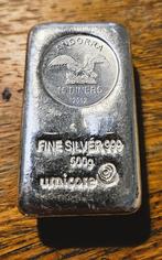 Umicore Andorra zilveren muntbaren 250 /  500 gram 0.999, Postzegels en Munten, Edelmetalen en Baren, Ophalen, Zilver
