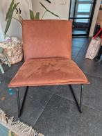 cognac fauteuil, Huis en Inrichting, Ophalen, Gebruikt, Bruin, Eén