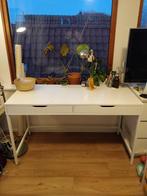 Witte IKEA ALEX bureau 13258 cm – lichte gebruikssporen, Ophalen, Gebruikt, Bureau