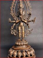 Antiek brons Avalokiteshvara Hoogte 50 Cm, Antiek en Kunst, Ophalen of Verzenden