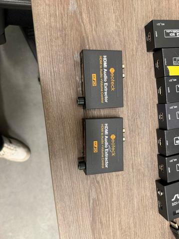 2x HDMI Audio Extractor - 4K met Volumeregeling beschikbaar voor biedingen