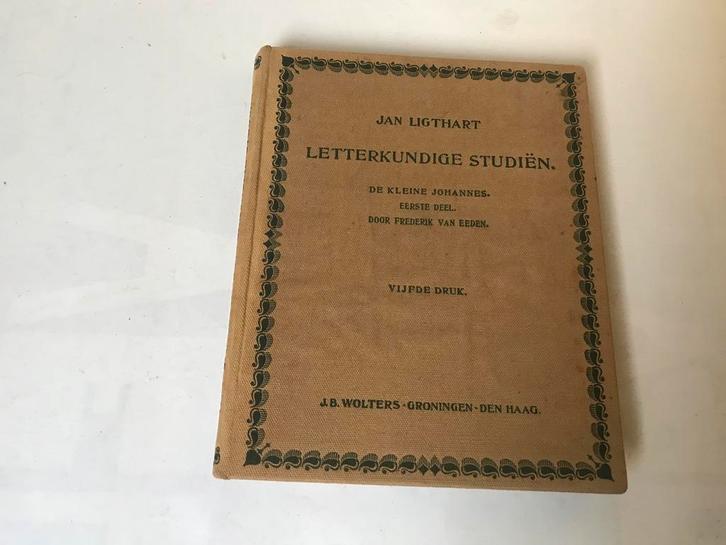 Jan Ligthart: Letterkundige studiën - De kleine johannes -, Boeken, Literatuur, Gelezen, Ophalen of Verzenden