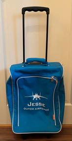 Blauwe Trolley Koffer - Jesse Dutch Airforce, Sieraden, Tassen en Uiterlijk, Koffers, Overige materialen, 50 tot 60 cm, Ophalen of Verzenden