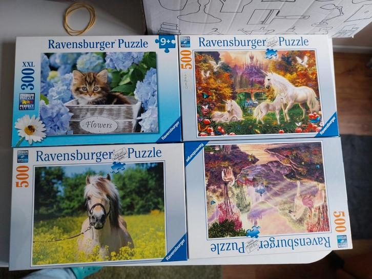 Puzzels ravensburger, Hobby en Vrije tijd, Denksport en Puzzels, Zo goed als nieuw, 500 t/m 1500 stukjes, Ophalen of Verzenden