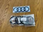 Audi A6 C8 logo’s glans zwart origineel emblemen, Ophalen, Nieuw