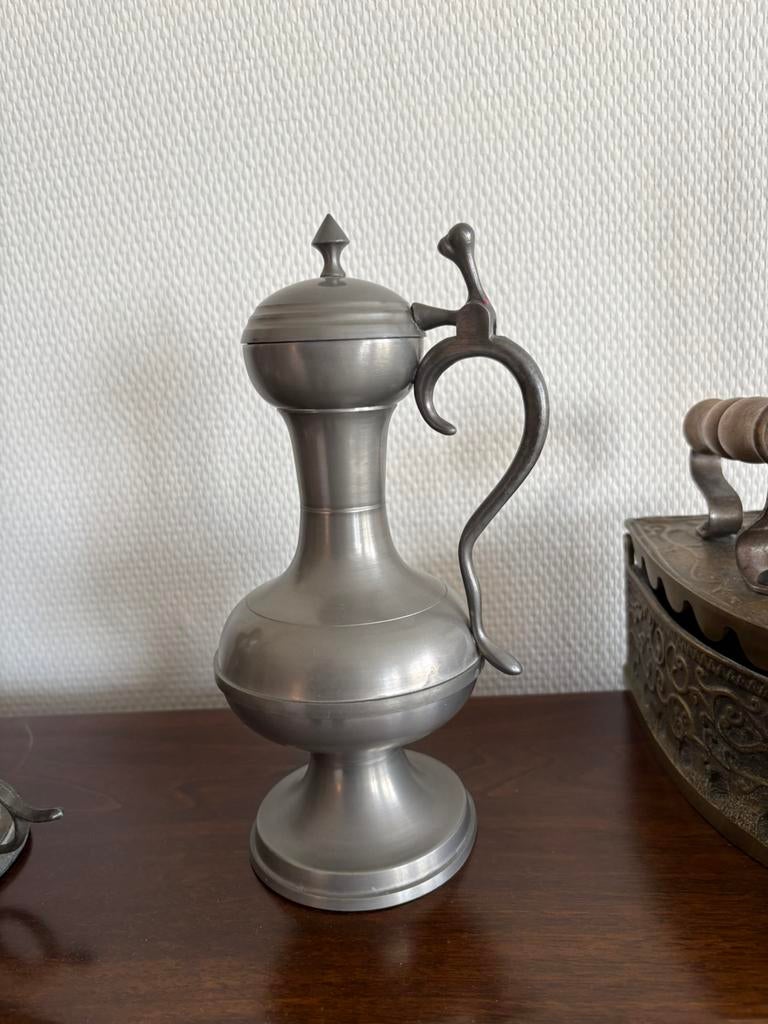 Tinnen kannetje, Antiek en Kunst, Antiek | Tin, Ophalen of Verzenden