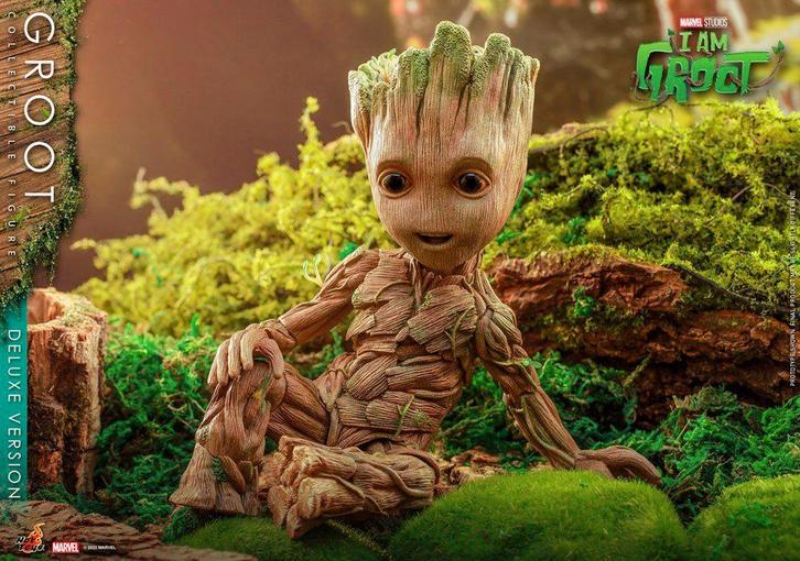Hot Toys TMS089 I Am Groot Collectible Deluxe, Verzamelen, Film en Tv, Nieuw, Film, Actiefiguur of Pop, Ophalen of Verzenden