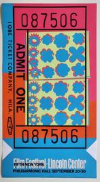 Andy Warhol - Lincoln Center - Ticket - Offset, Antiek en Kunst, Kunst | Litho's en Zeefdrukken, Ophalen of Verzenden