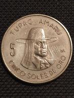 5 Soles munt uit 1972 Peru., Ophalen of Verzenden, Zuid-Amerika, Losse munt
