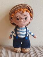 Klein gehaakt jongens-popje, Ophalen of Verzenden, Nieuw, Haken, Overige typen