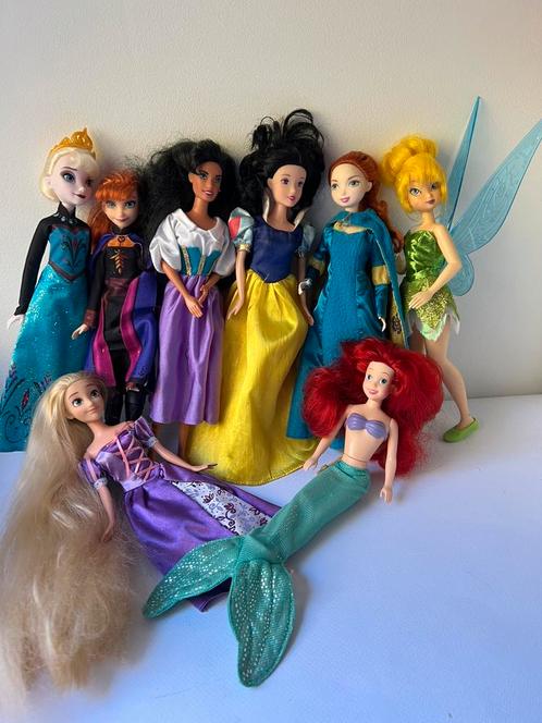 Disney Barbie; ariel, rapunzel, elsa, anna, Esmeralda, Kinderen en Baby's, Speelgoed | Poppen, Zo goed als nieuw, Barbie, Ophalen of Verzenden