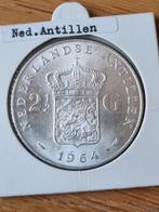 Rijksdaalder 1964 nl antillen zilver, Postzegels en Munten, Munten | Nederland, Ophalen of Verzenden, Koningin Juliana, 2½ gulden