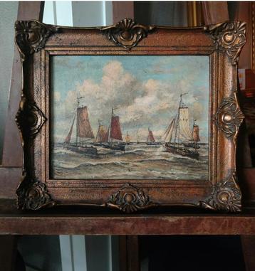 Schilderij naar H.W.Mesdag beschikbaar voor biedingen