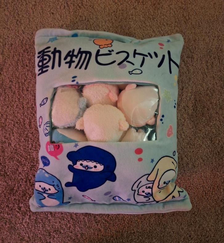 Zak met 8 kleine knuffeltjes, Kinderen en Baby's, Speelgoed | Knuffels en Pluche, Zo goed als nieuw, Overige typen, Ophalen of Verzenden