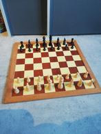 Houten Homas dam /schaakbord met houten stukken, Ophalen of Verzenden, Minder dan 500 stukjes, Zo goed als nieuw, Schaken