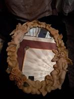 Keramieke spiegel met engeltjes, Ophalen of Verzenden, Rechthoekig, 50 tot 100 cm, Minder dan 100 cm