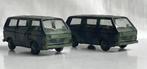 Herpa VW T3 minibus camouflage, Ophalen of Verzenden, Zo goed als nieuw, Auto, Herpa