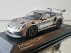 Minichamps Porsche 911 GT3 RS 2018 - Zilvermetallic, Hobby en Vrije tijd, Modelauto's | 1:43, Ophalen of Verzenden