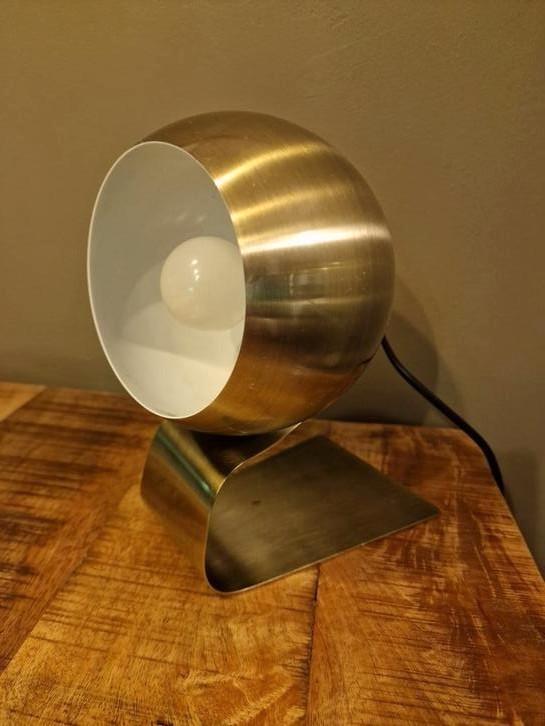 Bollampje jaren 90, Huis en Inrichting, Lampen | Spots, Gebruikt, Metaal of Aluminium, Ophalen of Verzenden