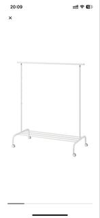 Witte kledingrek RIGGA, Kleding | Dames, Kledingrekken, Ophalen, Met wielen, Zo goed als nieuw