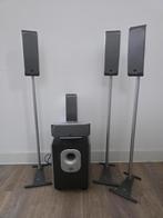JBL SCS 260 5.1 Surround Speakerset + Subwoofer: Home Cinema, 70 watt of meer, Zo goed als nieuw, 5.1-systeem, Overige spelers