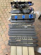 2x aansluitpaneel + partij blindplaten 19 inch, Ophalen of Verzenden