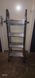 Vouwladder/ ladder (mist 1 veiligheidsklem), Ophalen, Gebruikt, 2 tot 4 meter