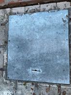 Stalen vloerluik met scharnieren, Doe-het-zelf en Verbouw, Overige Doe-het-zelf en Verbouw, Ophalen, Gebruikt