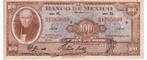 Mexico, 100 Pesos, 1954, XF, p50a, Los biljet, Verzenden, Midden-Amerika