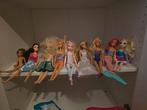 Poppen met accessoires en prinses zitje, Ophalen, Gebruikt, Babypop