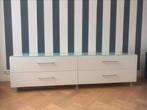 Dressoir of tv kast met vier lades wit, Huis en Inrichting, Kasten | Dressoirs, Ophalen, 25 tot 50 cm, 150 tot 200 cm