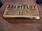 Aberfeldy Single Malt Whisky metalen kistje-blik, Ophalen of Verzenden, Zo goed als nieuw, Overige, Overige merken