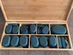 Basalt stenen voor Hotstone massage incl chakra stenen, Ophalen of Verzenden, Zo goed als nieuw, Hotstone