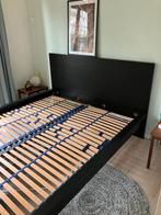 IKEA MALM bed zwart 160x200, Huis en Inrichting, Slaapkamer | Bedden, 160 cm, Overige materialen, Gebruikt, Zwart
