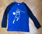 Gymboree blauwe longsleeve shirt basketballer 122 - 128, Jongen, Gebruikt, Ophalen of Verzenden, Gymboree